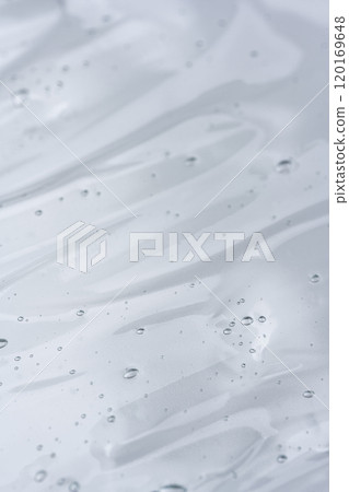 Texture background of air bubbles floating in transparent gel Texture background of air bubbles floating in transparent gel 120169648