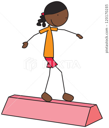 Happy kid exercises 120170285