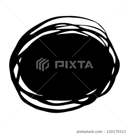 Grunge circle hand painted with ink paint Grunge circle hand painted with ink paint 120170312