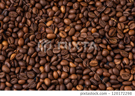 Coffee beans background. Coffee beans background. 120172298