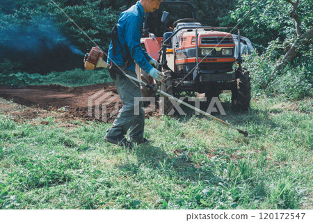 Brushcutter around the field Brushcutter around the field 120172547