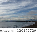 Cloudy evening on the beach 120172729