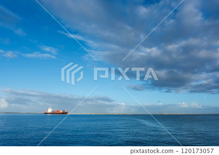 The ocean in Okinawa. Photographed at Naminoue Beach in Naha City. 120173057