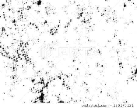 Black and white grunge. Distress overlay texture. Abstract surface dust and rough dirty wall background concept. Distress illustration simply place over object to create grunge effect. Vector EPS10. 120173121