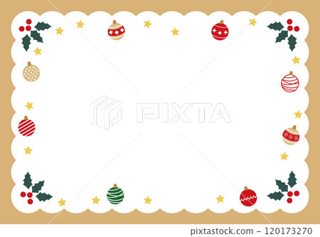 Christmas Frame with Ornaments 3 of 30 Christmas Frame with Ornaments 3 of 30 120173270
