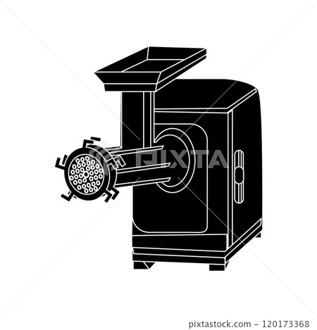 Electric meat grinder - black and white Electric meat grinder - black and white 120173368