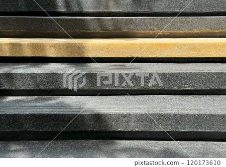 Stairs with sunlight in the garden 120173610