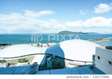Anabuki Arena Kagawa (one of the largest arenas in Chugoku and Shikoku) Takamatsu Sunport Photographed in November 2024 Anabuki Arena Kagawa (one of the largest arenas in Chugoku and Shikoku) Takamatsu Sunport Photographed in November 2024 120173946