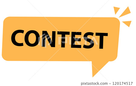 Contest speech bubble banner. Contest button web banner templates. Contest sign. admission open symbol. Contest speech bubble banner. Contest button web banner templates. Contest sign. admission open symbol. 120174517