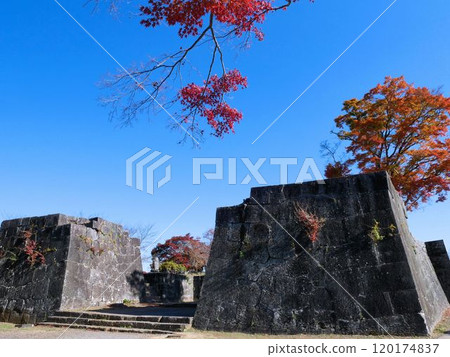 大分縣竹田市岡城遺址的秋景 大分縣竹田市岡城遺址的秋景 120174837