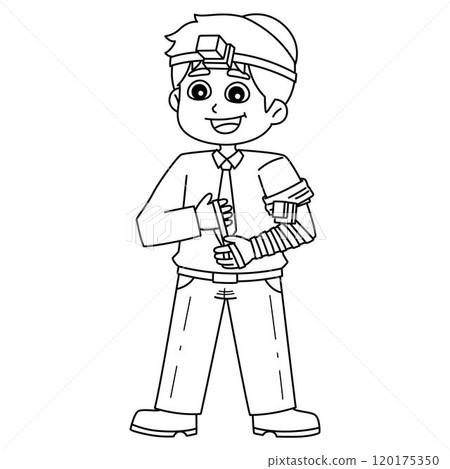 Bar Mitzvah Boy Putting on the Tefillin Isolated  120175350