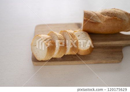 Cut French bread 120175629