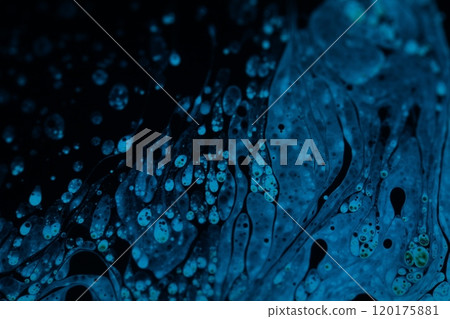Blue foam, bright light, fluid abstraction Blue foam, bright light, fluid abstraction 120175881