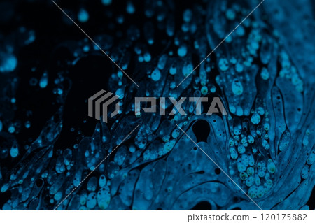 Blue foam, bright light, fluid abstraction Blue foam, bright light, fluid abstraction 120175882