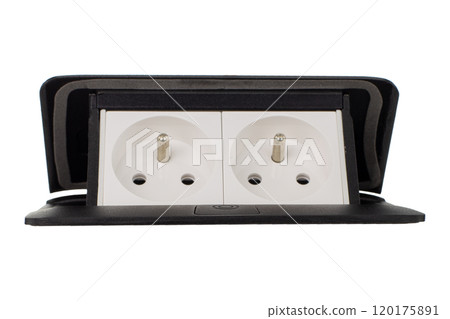 Dual Pop-Up Desk Power Outlets with Cover Dual Pop-Up Desk Power Outlets with Cover 120175891