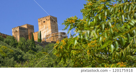 View of La Alhambra from Albaicin Neighborhood, Granada, Spain View of La Alhambra from Albaicin Neighborhood, Granada, Spain 120175918