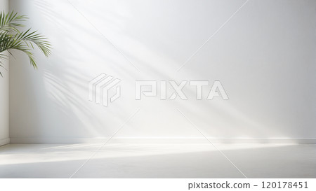 background with blurred foliage shadow on white wall background with blurred foliage shadow on white wall 120178451