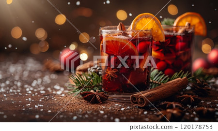 Winter season drinks concept. 120178753