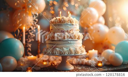 Happy birthday cake 120178816