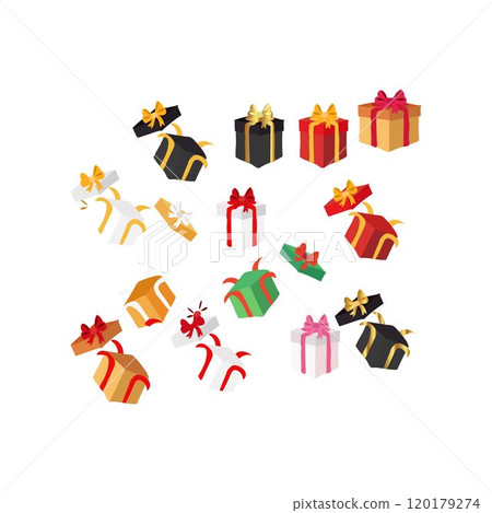 Gift box icon set Gift box icon set 120179274