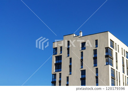 Modern apartment building real estate concept 120179396