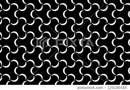 The geometric pattern with lines. Seamless vector background. White and black texture. Graphic modern pattern. Simple lattice graphic design. 120180385