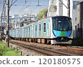 Seibu 40000 series train running on the Tokyu Toyoko Line in the evening 120180575