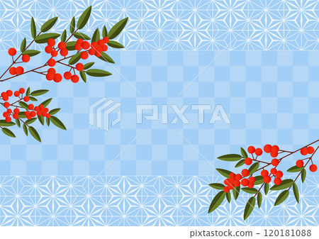 Japanese pattern background 120181088