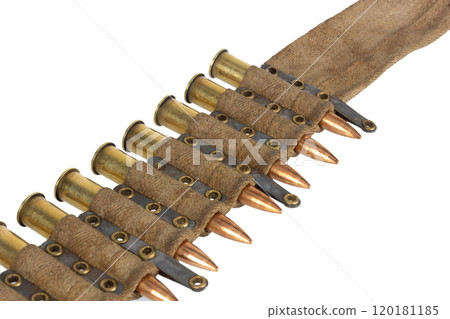 Machine Gun Canvas Ammo Belt with Ammunition 120181185