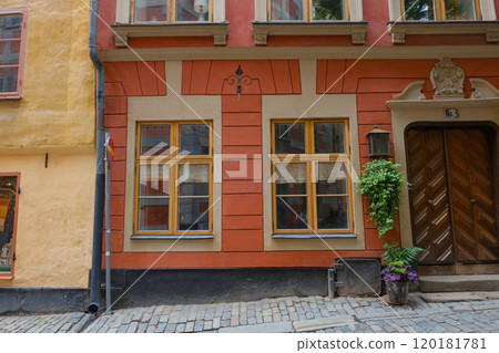 Backstreets of Gamla Stan, the old town of Stockholm, Sweden Backstreets of Gamla Stan, the old town of Stockholm, Sweden 120181781