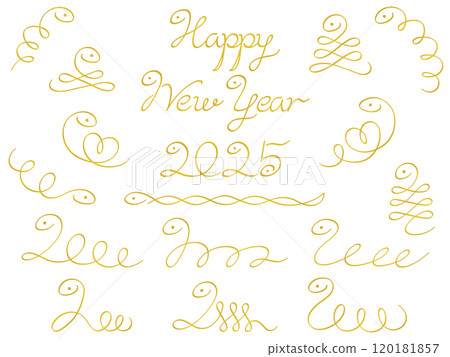 蛇年新年書法線條擺飾套裝 120181857