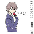 Boy with the image of a Virgo Boy with the image of a Virgo 120182285
