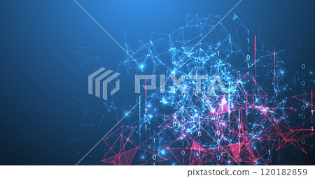 Big Data futuristic, technology light design.... - Stock Illustration ...