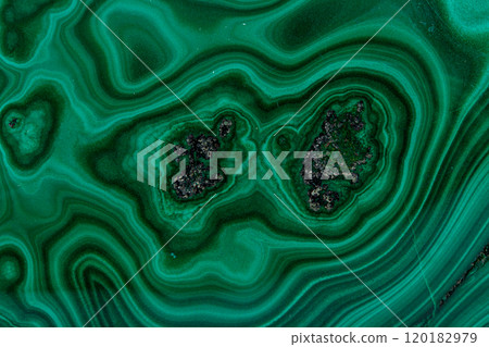 macro mineral stone malachite on a white background macro mineral stone malachite on a white background 120182979