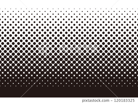 可連接和擴展的單色半色調點漸層背景圖案 120183325