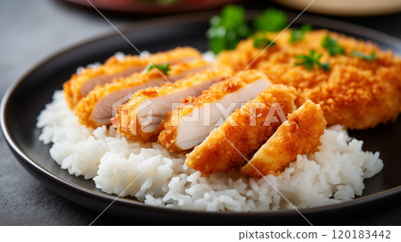 美味的鸡排饭图片 美味的鸡排饭图片 120183442