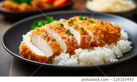 美味的鸡排饭图片 美味的鸡排饭图片 120183443