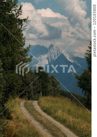 Discover the Scenic Pathway Through the Enchanting Dolomites An Unforgettable Natural Wonderland Experience 120183808