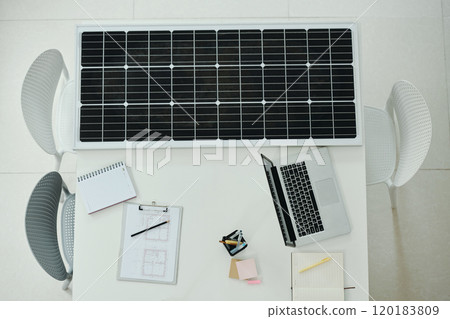 Developing Solar Panel In Office Developing Solar Panel In Office 120183809