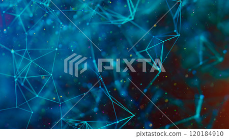 Abstract digital background. Big data visualization.  120184910