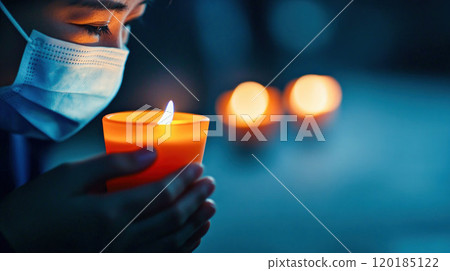 Candlelight Reflection and Contemplation during Vigil 120185122