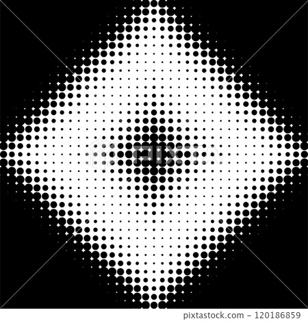 faded gradient halftone dots background. Vector illustration 120186859
