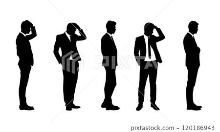 A troubled businessman 120186943