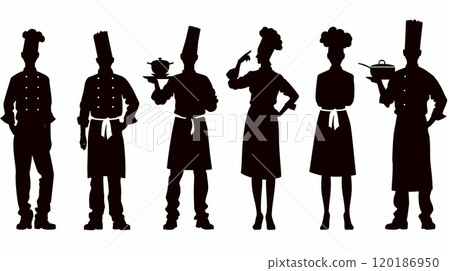 主廚剪影人圖示集合主廚主廚姿勢主廚糕點主廚主廚全身 主廚剪影人圖示集合主廚主廚姿勢主廚糕點主廚主廚全身 120186950