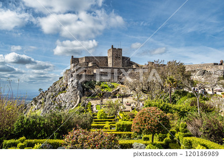 The Fort and Castelo of Marvao on the Hill of Castelo de Marvao in Alentejo, Portugal The Fort and Castelo of Marvao on the Hill of Castelo de Marvao in Alentejo, Portugal 120186989
