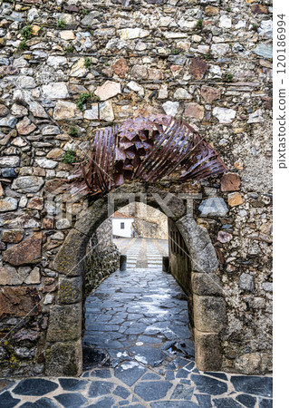 The Fort and Castelo of Marvao on the Hill of Castelo de Marvao in Alentejo, Portugal 120186994