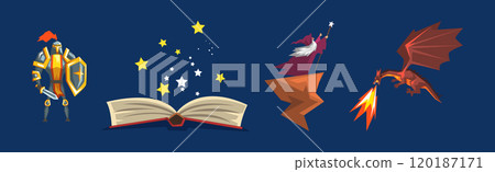 Playing Game Asset and Object Collection Vector Set 120187171