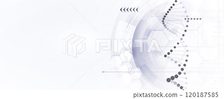 A dna technology abstract background A dna technology abstract background 120187585