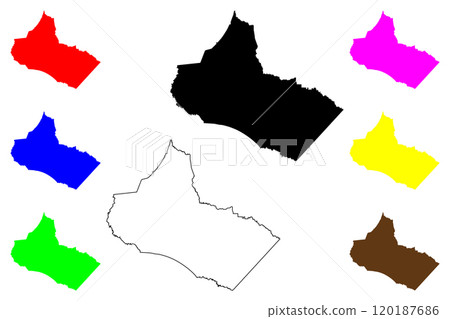 Crockett County, State of Tennessee (U.S. county, United States of America, USA, U.S., US) map vector illustration, scribble sketch Crockett map Crockett County, State of Tennessee (U.S. county, United States of America, USA, U.S., US) map vector illustration, scribble sketch Crockett map 120187686