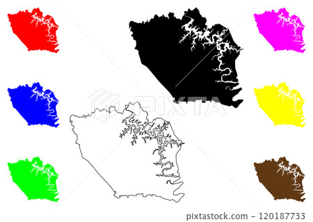 DeKalb County, State of Tennessee (U.S. county, United States of America, USA, U.S., US) map vector illustration, scribble sketch DeKalb map DeKalb County, State of Tennessee (U.S. county, United States of America, USA, U.S., US) map vector illustration, scribble sketch DeKalb map 120187733